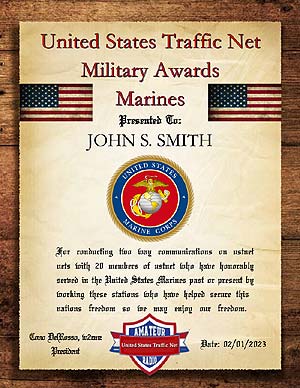 MARINES Certificate